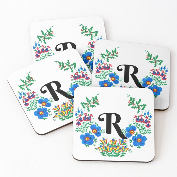 Item preview, letra R con flores designed and sold by Elyora.