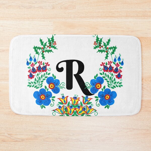 Item preview, letra R con flores designed and sold by Elyora.