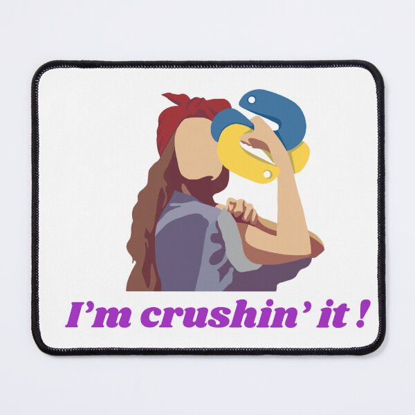 Item preview, I'm crushin' it! - Women in Tech designed and sold by kashrecreative.