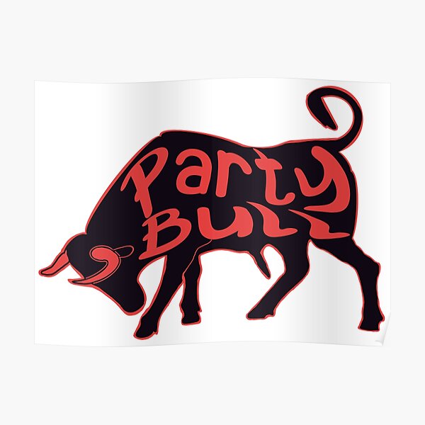 "Malle Outfit Party Bull" Poster for Sale by Muensterman Redbubble