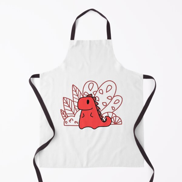 Item preview, Red dinosaur with bordeaux background designed and sold by SerenaVisualArt.
