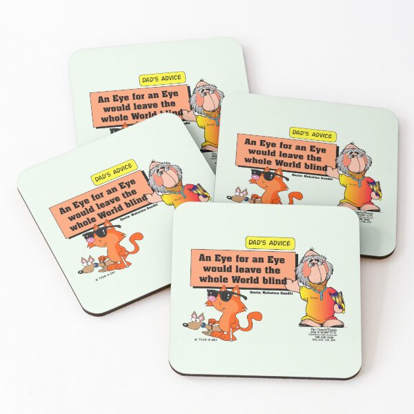 Item preview, Dads Advice -Famous Quote-An Eye for An Eye / Clamkin designed and sold by Bruce Ingrassia.
