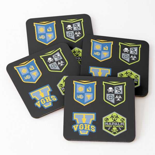 Item preview, VGHS, Napalm energy drink, High school, stickerpack designed and sold by StoneGAS.
