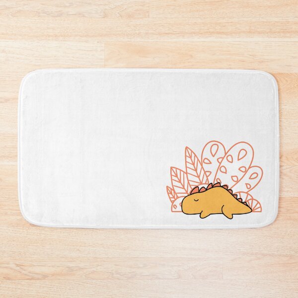 Item preview, Yellow dinosaur with orange background designed and sold by SerenaVisualArt.