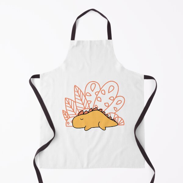 Item preview, Yellow dinosaur with orange background designed and sold by SerenaVisualArt.