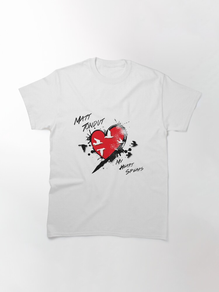 Alternate view of Matt Tondut - My Heart Speaks Album Classic T-Shirt