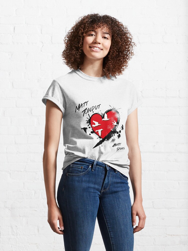 Alternate view of Matt Tondut - My Heart Speaks Album Classic T-Shirt