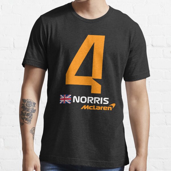 F1 2022 Lando Norris 4 McLaren Essential T-Shirt