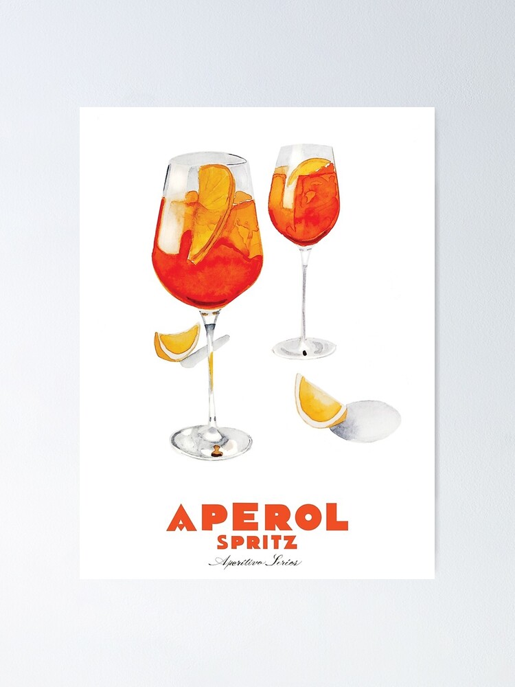 Poster Aperol Spritz Rezept Lily & Val Englisch