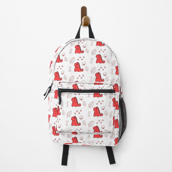 Item preview, Red dinosaur with decorations designed and sold by SerenaVisualArt.