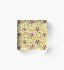 Four Petals Acrylic Block