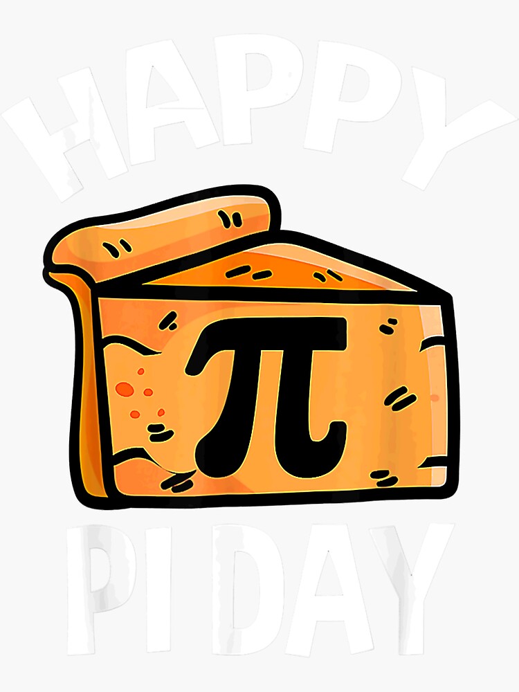 "Pi Day Digits of Pi Rainbow 3.14 Math Teacher" Sticker by mishkamcnam Redbubble
