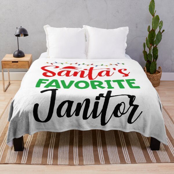 Item preview, Santa's Favorite Janitor designed and sold by Bendthetrend.