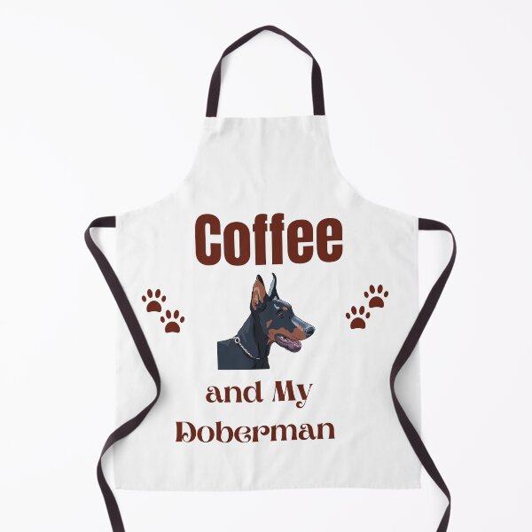 Item preview, Coffee and my doberman - designed and sold by Doggymadness.