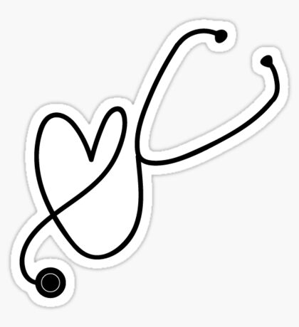 Stethoscope Stickers | Redbubble