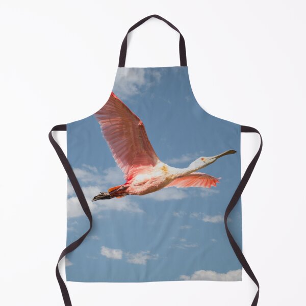 Item preview, Roseate Spoonbill In Flight On A Beautiful Day designed and sold by Debra Martz.