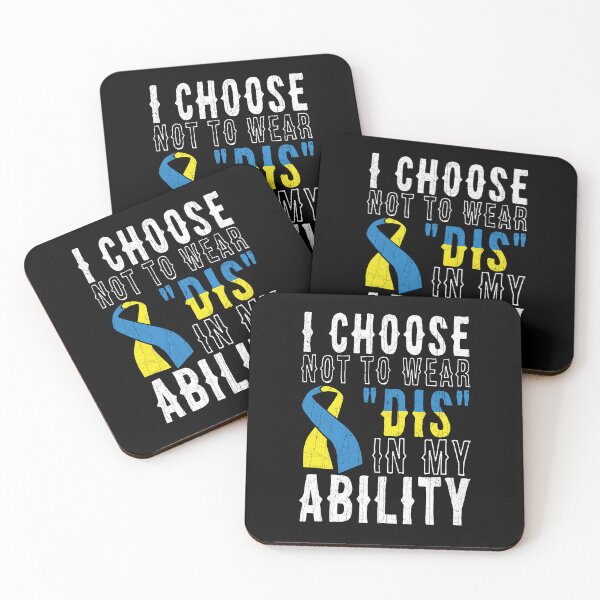 Item preview, World Down Syndrome Day Awareness Ribbons Blue and Yellow for Kids Mom WDSD designed and sold by Dolphin Graphic.