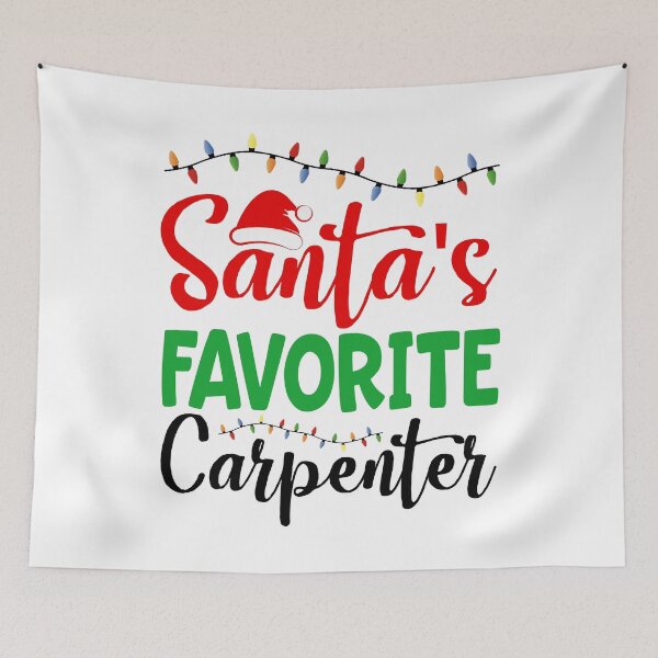 Item preview, Santa's Favorite Carpenter designed and sold by Bendthetrend.