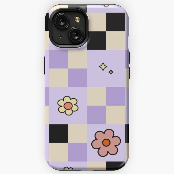 Checkered iPhone Case Clear Checkerboard Checker Pastel Phone 