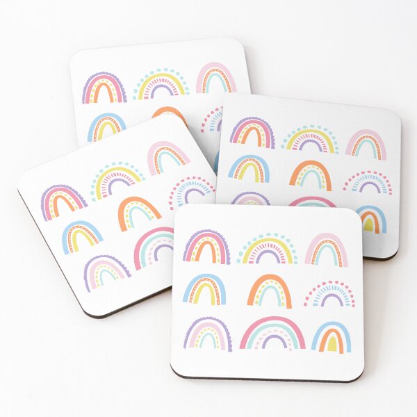 Item preview, Rainbow Fest - White Background designed and sold by LouiseFranksArt.