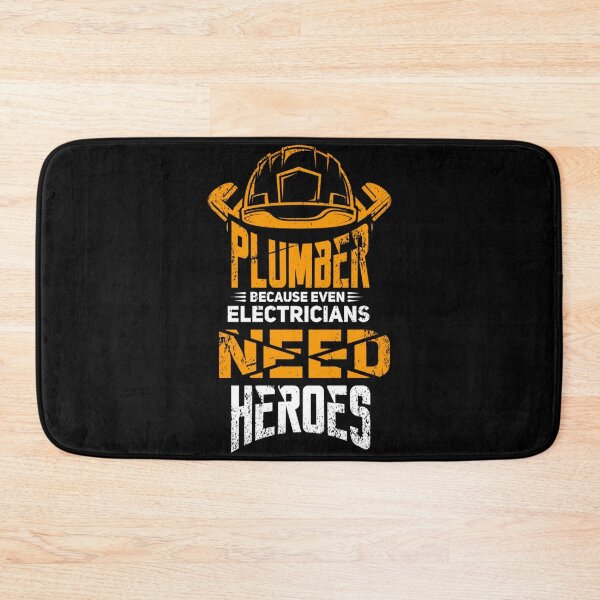 Item preview, plumber becaus even electricians need heroes - for plumber lovers designed and sold by TeesLina.