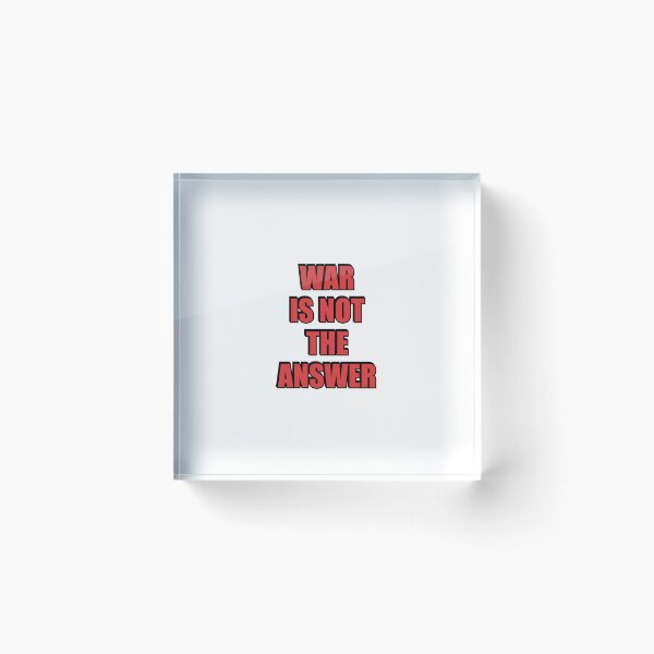 Item preview, War Is Not The Answer designed and sold by Inspirationmotivation.