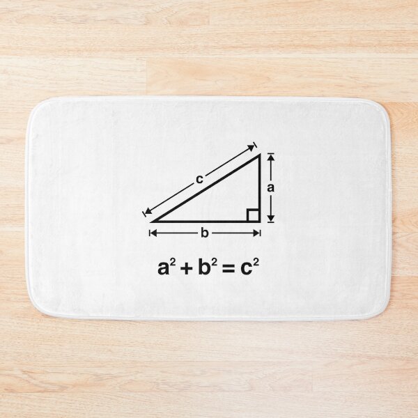 Item preview, Pythagorean Theorem (Mathematics / Black) designed and sold by MrFaulbaum.
