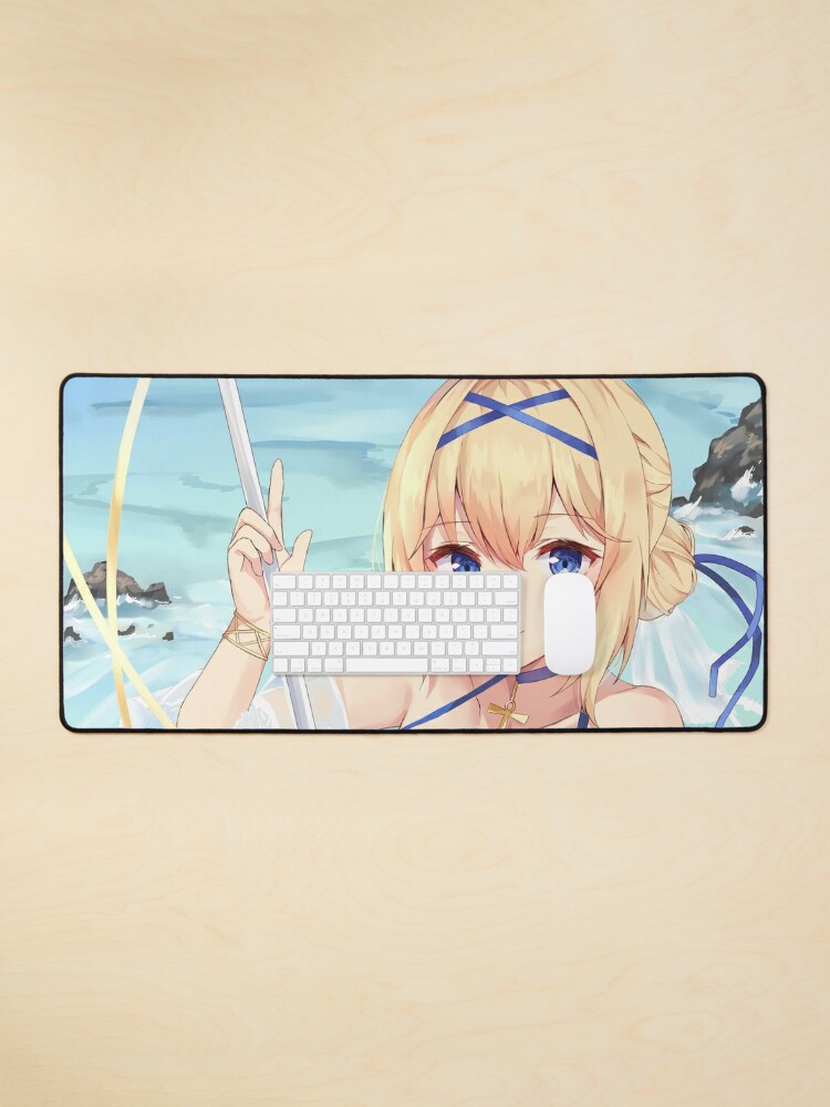 Otaku Girl Mouse Pads & Desk Mats for Sale