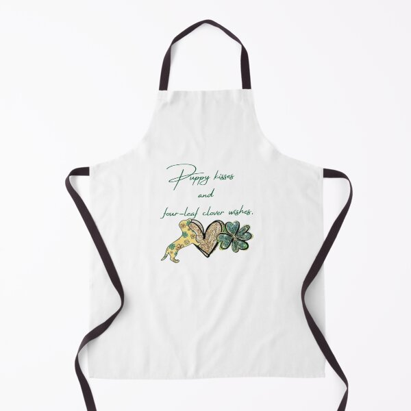 Item preview, Puppy kisses and four-leaf clover wishes designed and sold by Wienerful.