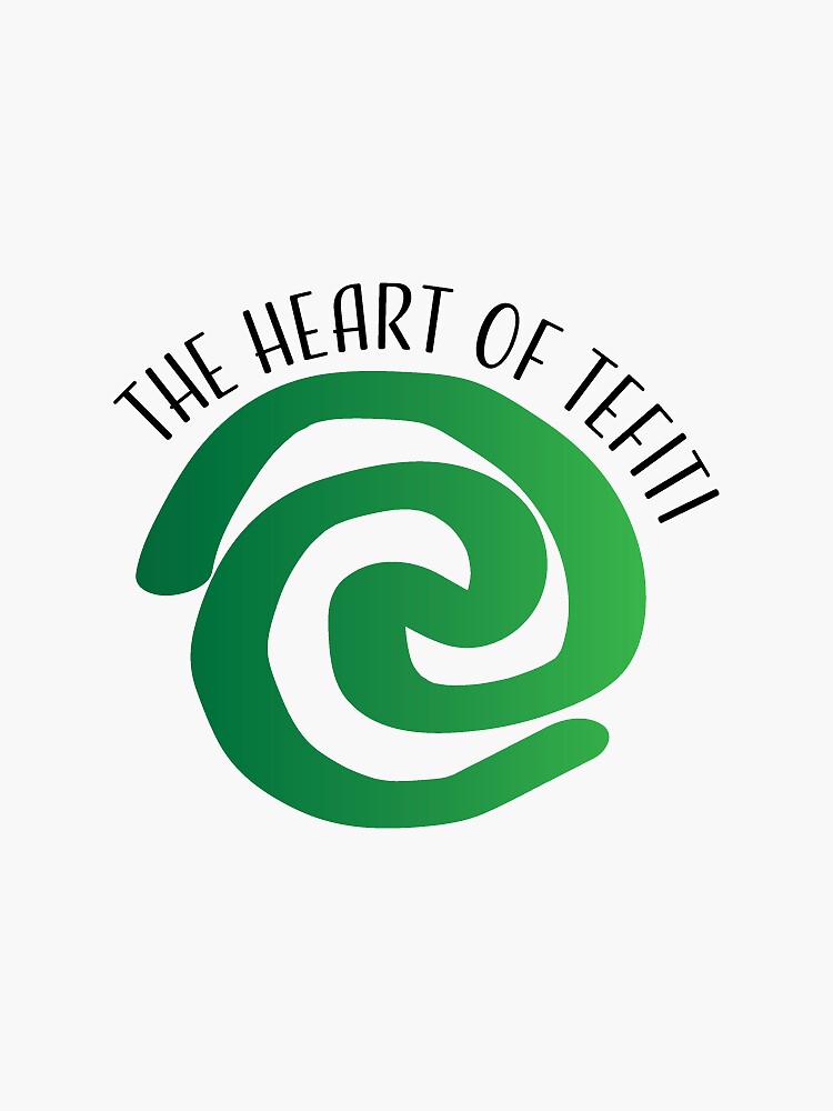 "The Heart Of Tefiti" Sticker for Sale by megnance27 Redbubble