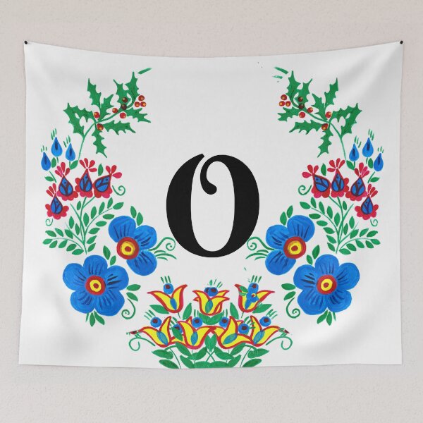 Item preview, letra O con flores designed and sold by Elyora.