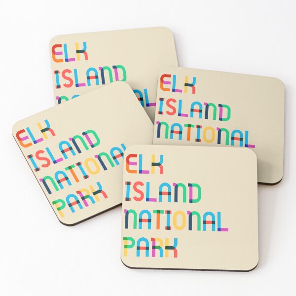 Item preview, Colorful Vintage I Love Elk Island National Park, Travel Alberta Canada designed and sold by Travalex.