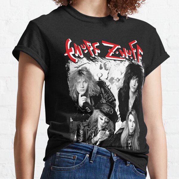 Sizes S to 3XL 80s Music Band Shirt Glam Metal Hard Rock| Vintage Retro Black or White Warrant Shirt 100% Cotton