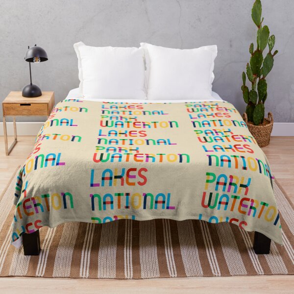 Item preview, Colorful Vintage I Love Waterton Lakes National Park, Travel Alberta Canada designed and sold by Travalex.