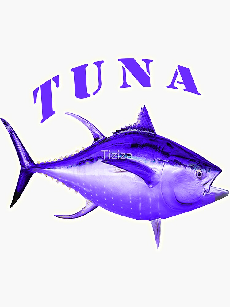 "Tuna fishing club, stubborn Tuna Fish, national geographic" Sticker by