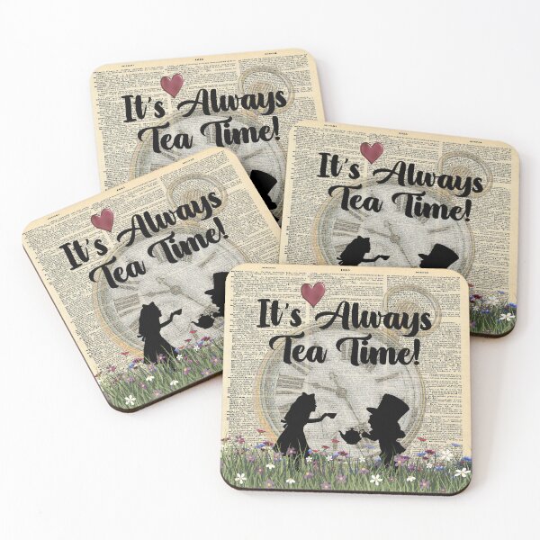 Item preview, It's Always Tea Time!  Alice & the Mad Hatter  designed and sold by maryedenoa.