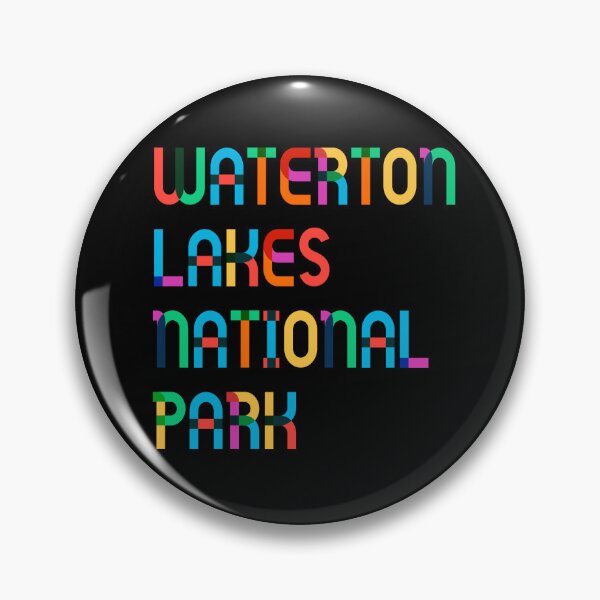 Item preview, Colorful Vintage I Love Waterton Lakes National Park, Travel Alberta Canada designed and sold by Travalex.
