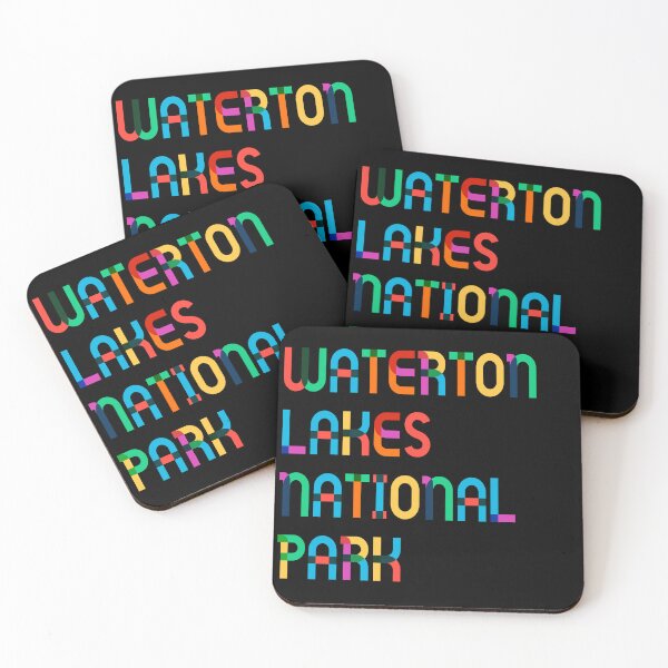Item preview, Colorful Vintage I Love Waterton Lakes National Park, Travel Alberta Canada designed and sold by Travalex.