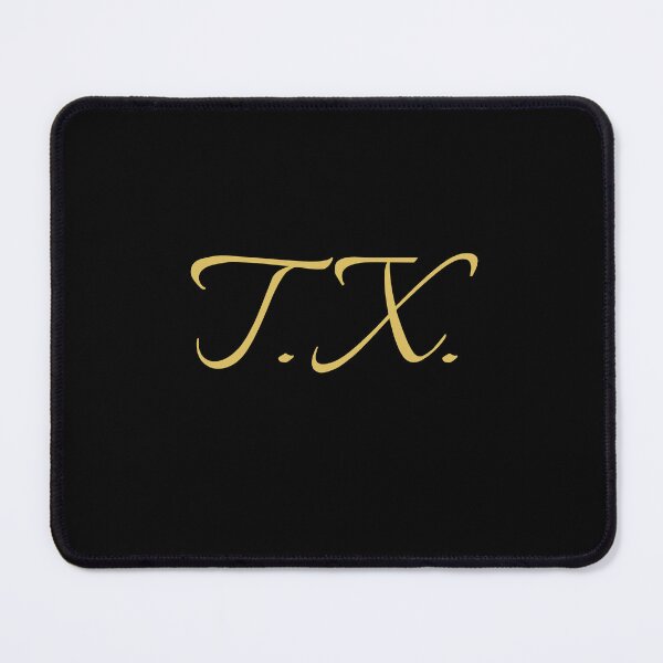 Item preview, TX Initials | Gold Lettering | Personalised Gifts designed and sold by Avo And Sriracha.