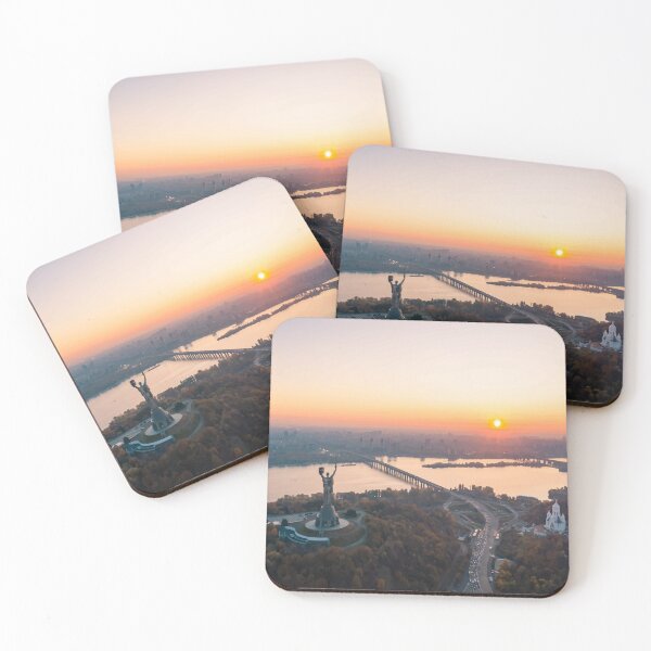 Item preview, Kiev-skyline-beautiful-fiery-sunset-Ukraine designed and sold by Xotoshirt.