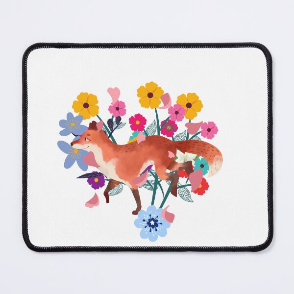 Item preview, Floral Fox In planter   designed and sold by unique things.