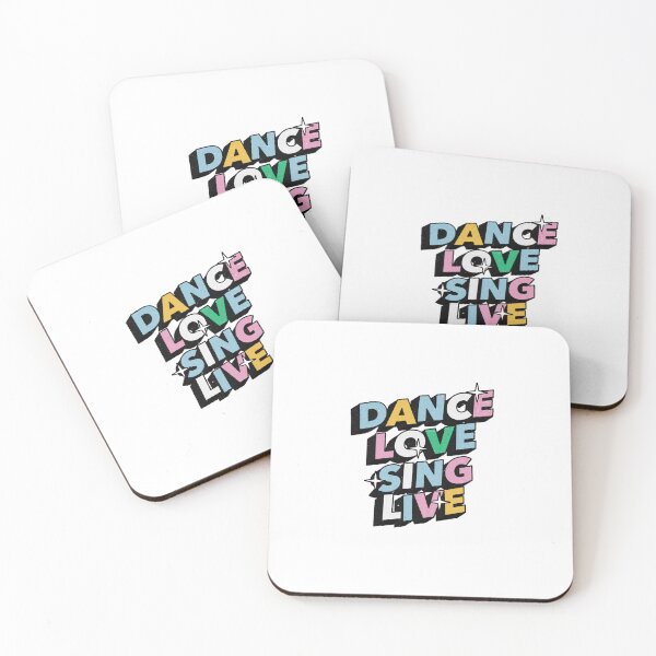 Item preview, Dance love sing live - Positive Vibes Motivation Quote designed and sold by Burning Dog.