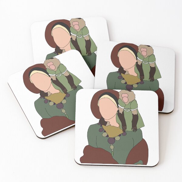 Item preview, Lenore Osgood with monkey Ratched  designed and sold by Stickersbytrin  :).