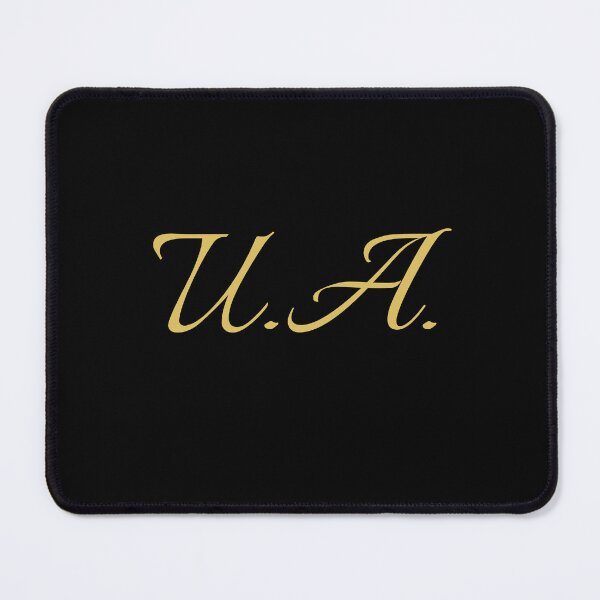 Item preview, UA Initials | Gold Lettering | Personalised Gifts designed and sold by Avo And Sriracha.