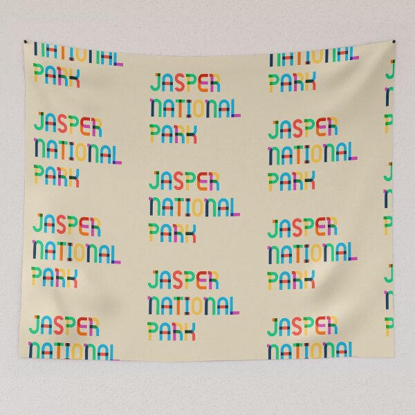 Item preview, Colorful Vintage I Love Jasper National Park, Travel Alberta Canada designed and sold by Travalex.