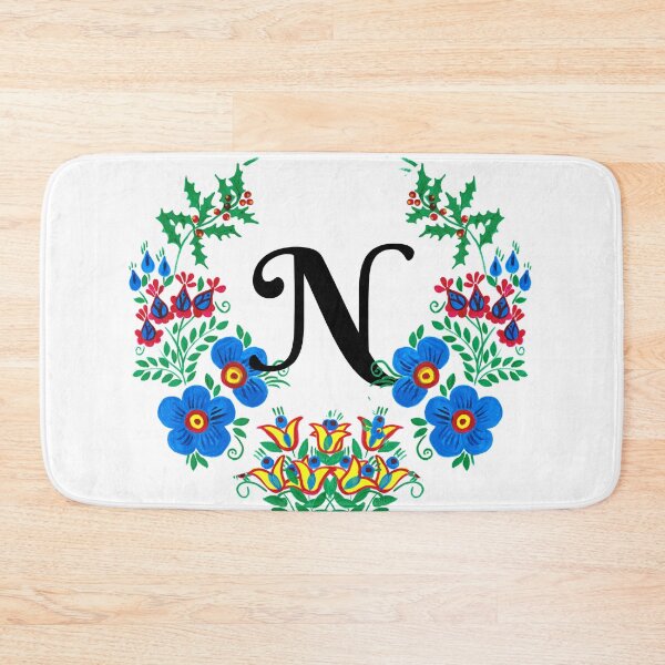 Item preview, letra N con flores designed and sold by Elyora.