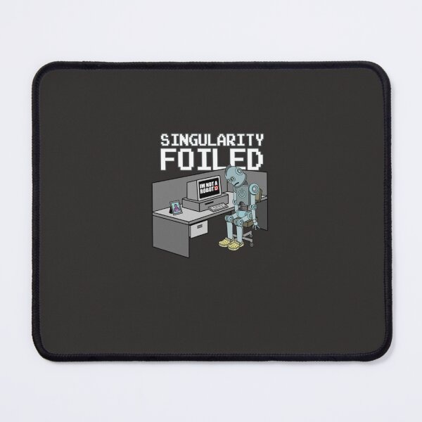 Item preview, I&x27;m Not a Robot, Technological Singularity Foiled Classic T-Shirt designed and sold by AndreasSchieman.
