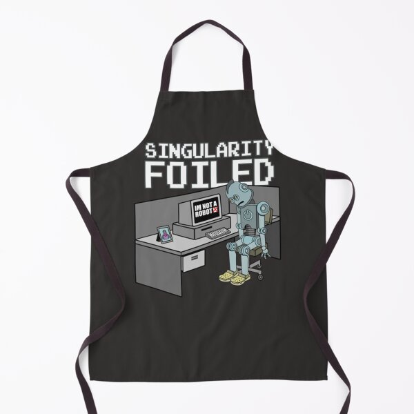 Item preview, I&x27;m Not a Robot, Technological Singularity Foiled Classic T-Shirt designed and sold by AndreasSchieman.