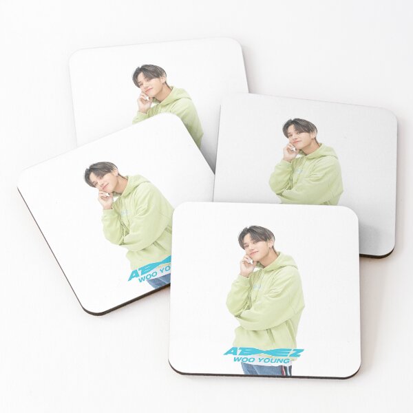 Item preview, Ateez Cute Wooyoung designed and sold by kpopnow.