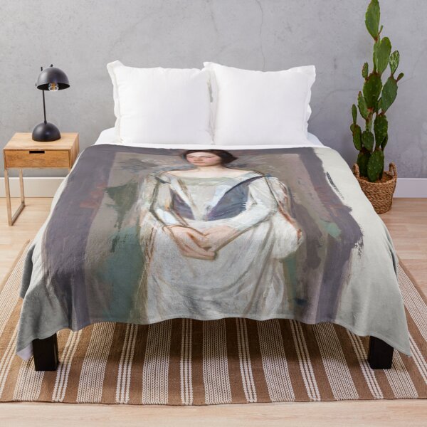 Item preview, Beautiful woman in white - Abbott Anderson ThayerBeautiful woman in white - Abbott Anderson Thayer designed and sold by Vintage Designs +.